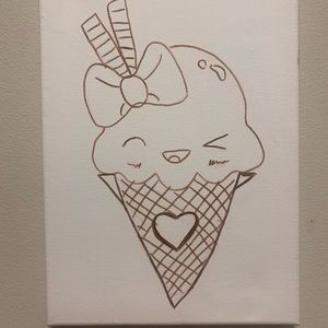 Ice cream girly decoration 💗💜💗